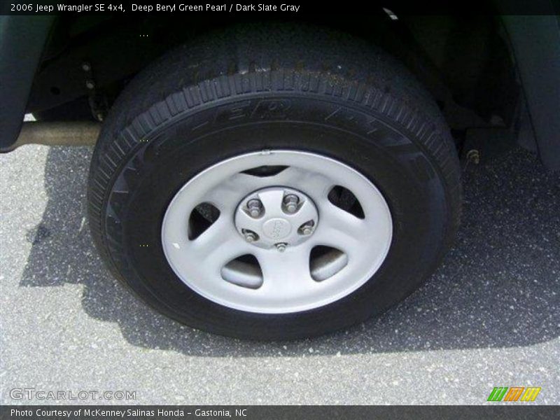 Deep Beryl Green Pearl / Dark Slate Gray 2006 Jeep Wrangler SE 4x4
