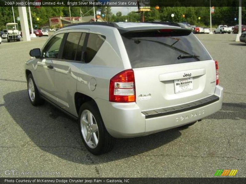 Bright Silver Metallic / Pastel Slate Gray 2007 Jeep Compass Limited 4x4