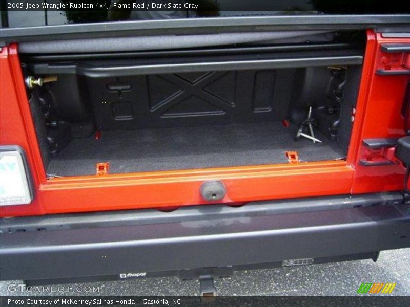 Flame Red / Dark Slate Gray 2005 Jeep Wrangler Rubicon 4x4