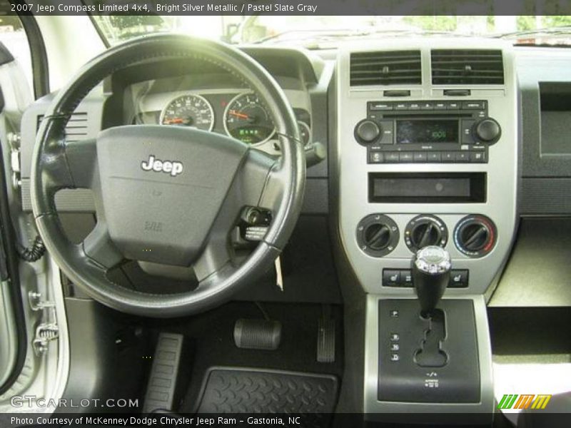 Bright Silver Metallic / Pastel Slate Gray 2007 Jeep Compass Limited 4x4