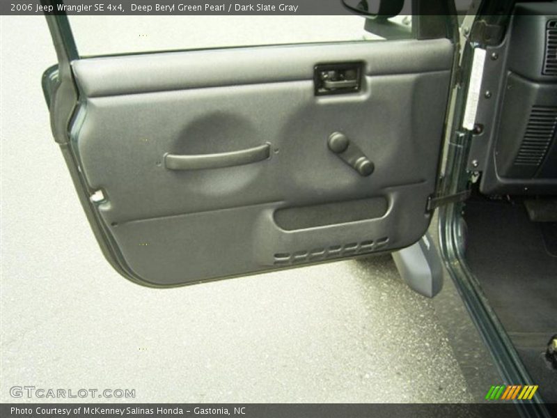Deep Beryl Green Pearl / Dark Slate Gray 2006 Jeep Wrangler SE 4x4