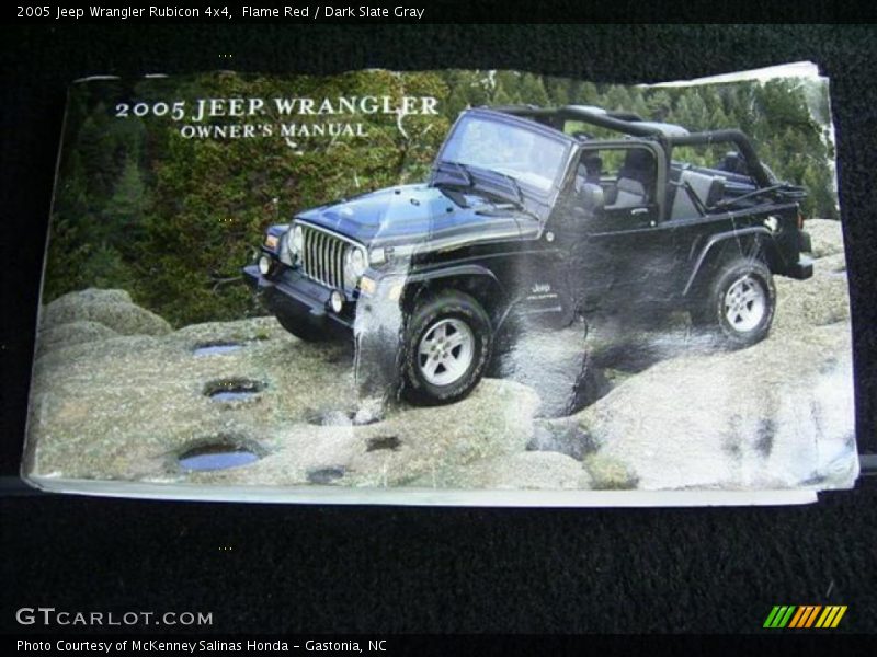Flame Red / Dark Slate Gray 2005 Jeep Wrangler Rubicon 4x4