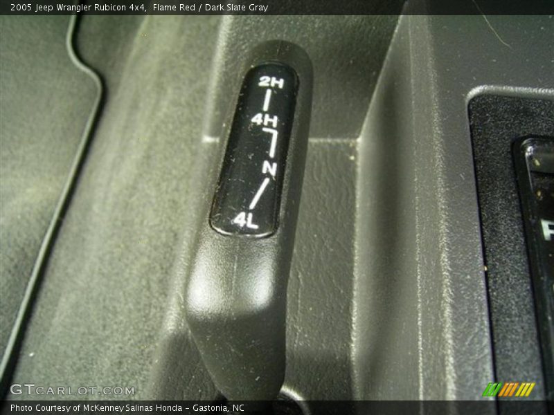 Flame Red / Dark Slate Gray 2005 Jeep Wrangler Rubicon 4x4
