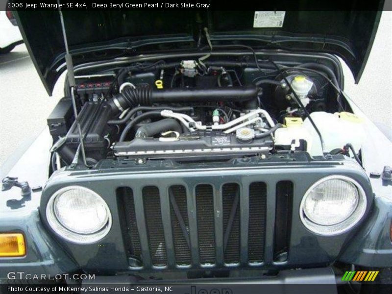 Deep Beryl Green Pearl / Dark Slate Gray 2006 Jeep Wrangler SE 4x4