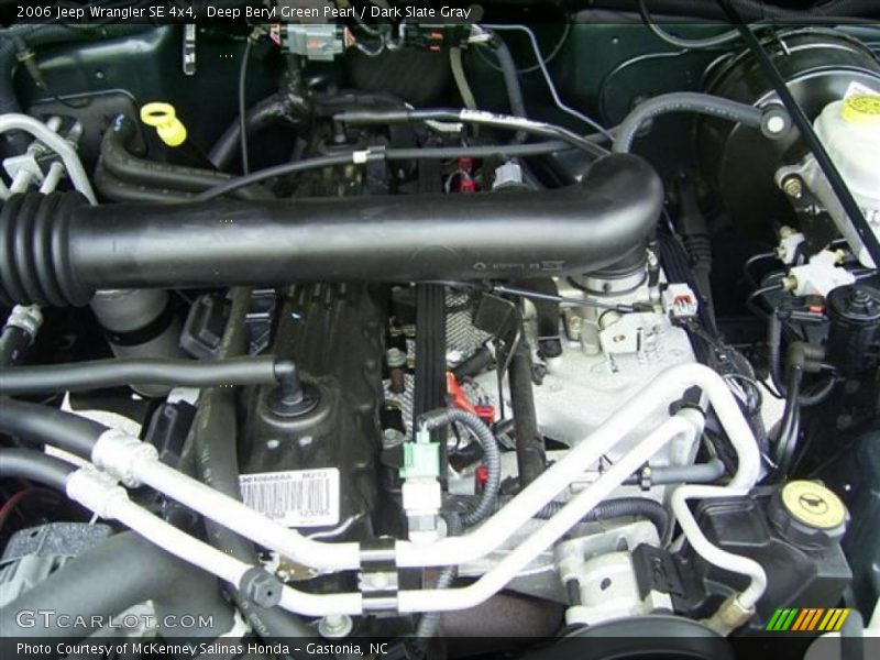 Deep Beryl Green Pearl / Dark Slate Gray 2006 Jeep Wrangler SE 4x4