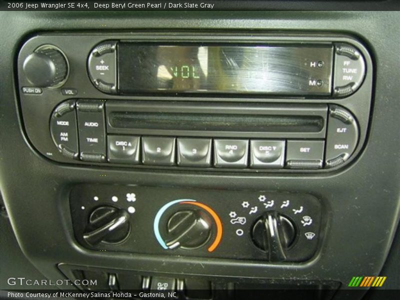 Deep Beryl Green Pearl / Dark Slate Gray 2006 Jeep Wrangler SE 4x4