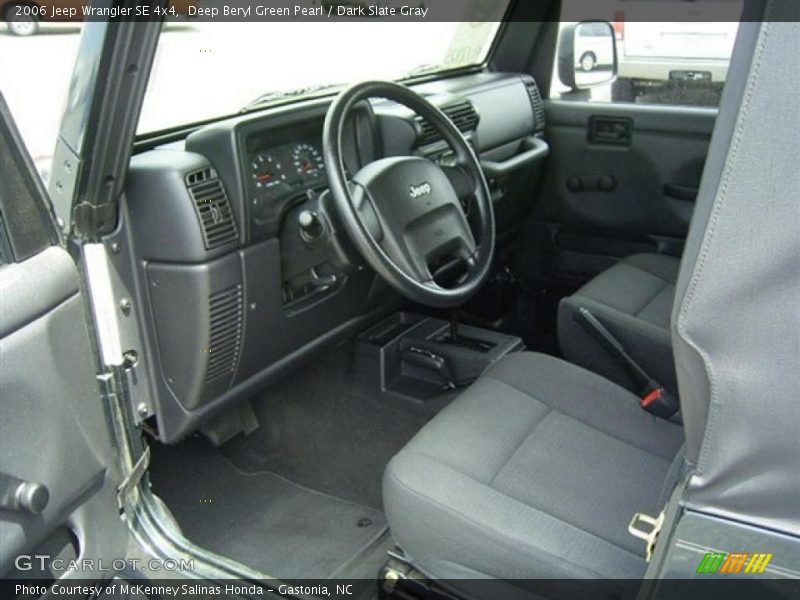 Deep Beryl Green Pearl / Dark Slate Gray 2006 Jeep Wrangler SE 4x4