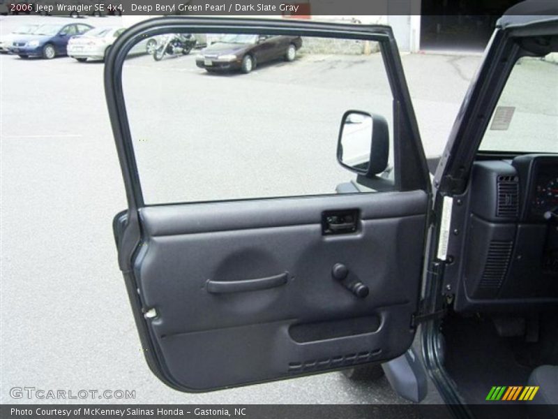 Deep Beryl Green Pearl / Dark Slate Gray 2006 Jeep Wrangler SE 4x4