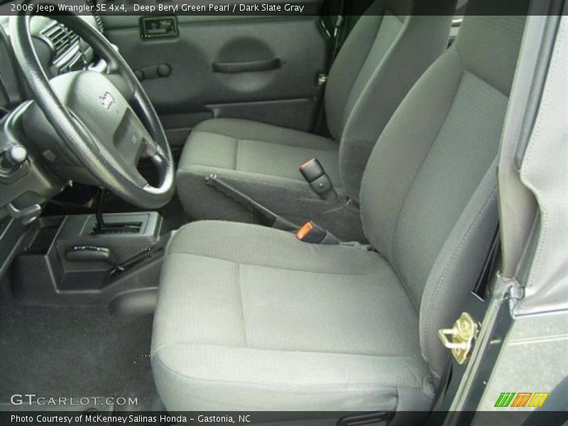 Deep Beryl Green Pearl / Dark Slate Gray 2006 Jeep Wrangler SE 4x4