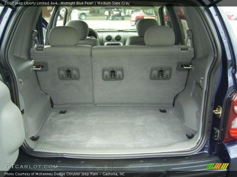 Midnight Blue Pearl / Medium Slate Gray 2007 Jeep Liberty Limited 4x4