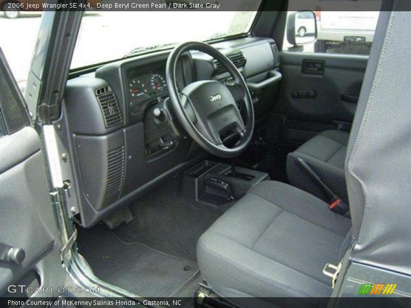 Deep Beryl Green Pearl / Dark Slate Gray 2006 Jeep Wrangler SE 4x4