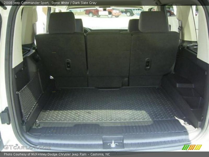 Stone White / Dark Slate Gray 2008 Jeep Commander Sport