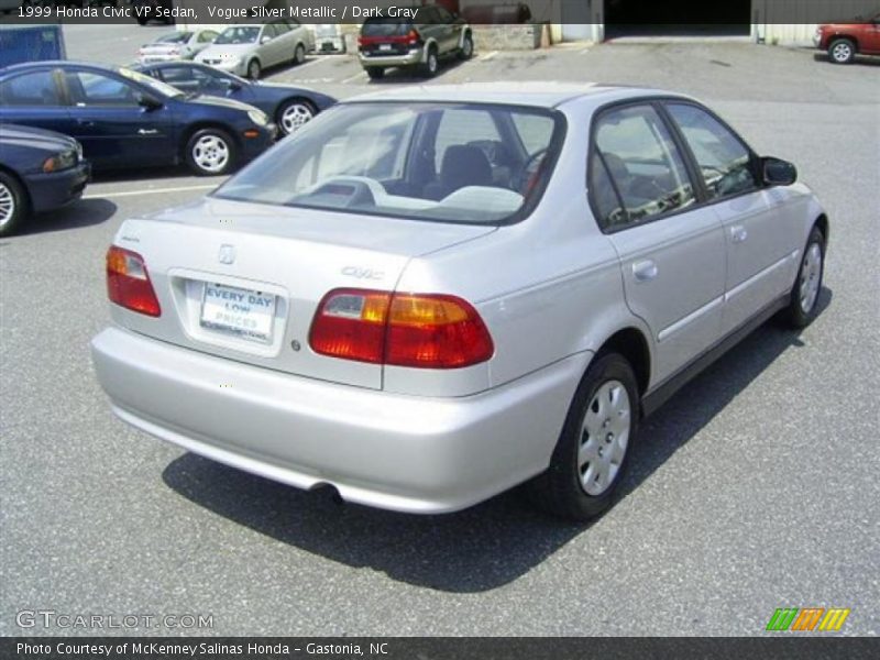 Vogue Silver Metallic / Dark Gray 1999 Honda Civic VP Sedan