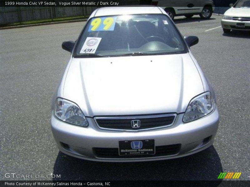 Vogue Silver Metallic / Dark Gray 1999 Honda Civic VP Sedan