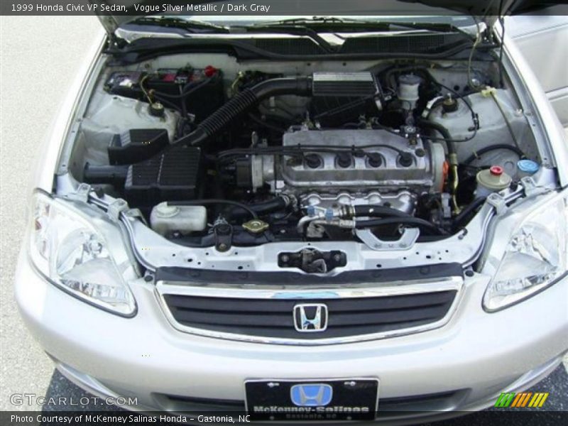 Vogue Silver Metallic / Dark Gray 1999 Honda Civic VP Sedan