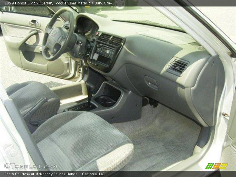 Vogue Silver Metallic / Dark Gray 1999 Honda Civic VP Sedan