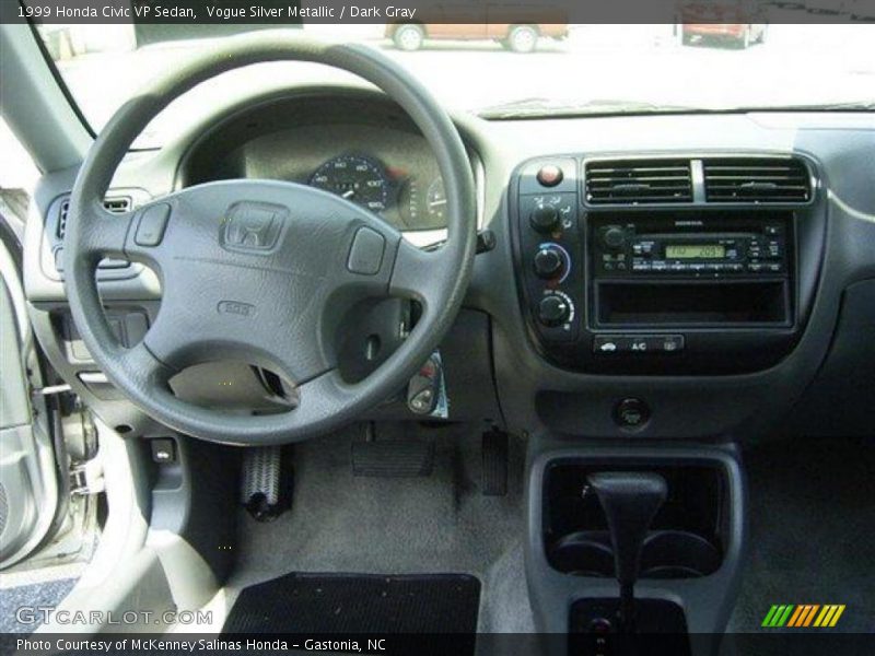 Vogue Silver Metallic / Dark Gray 1999 Honda Civic VP Sedan