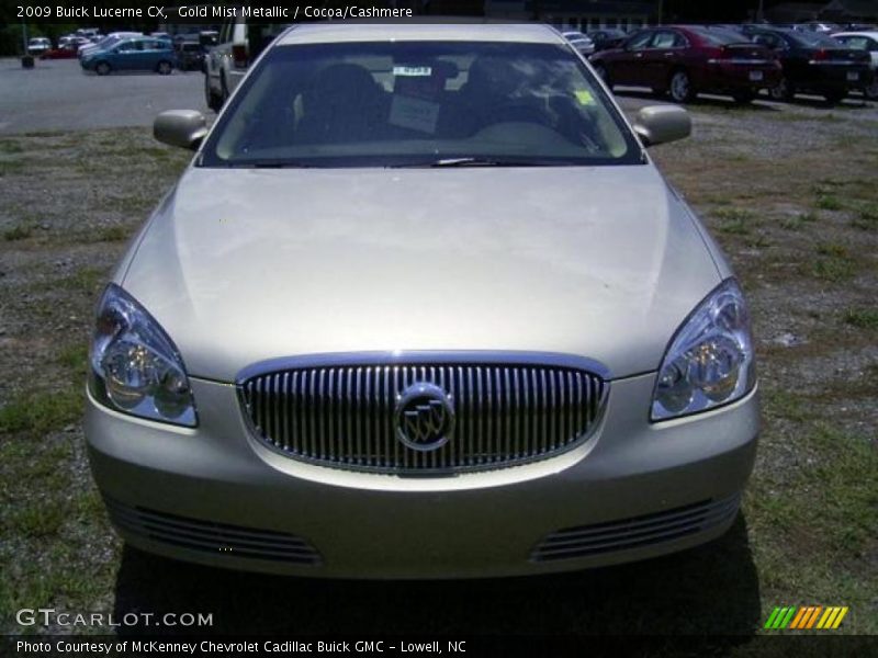 Gold Mist Metallic / Cocoa/Cashmere 2009 Buick Lucerne CX