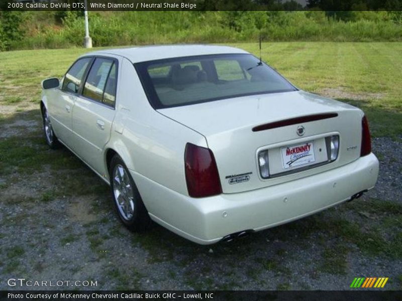 White Diamond / Neutral Shale Beige 2003 Cadillac DeVille DTS