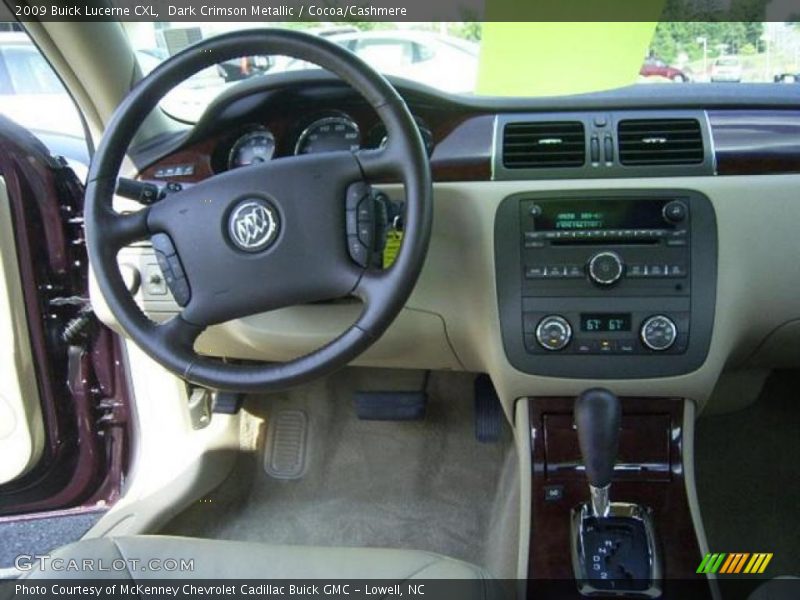 Dark Crimson Metallic / Cocoa/Cashmere 2009 Buick Lucerne CXL
