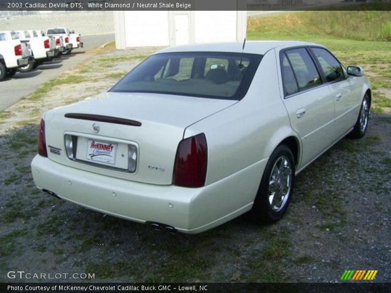 White Diamond / Neutral Shale Beige 2003 Cadillac DeVille DTS
