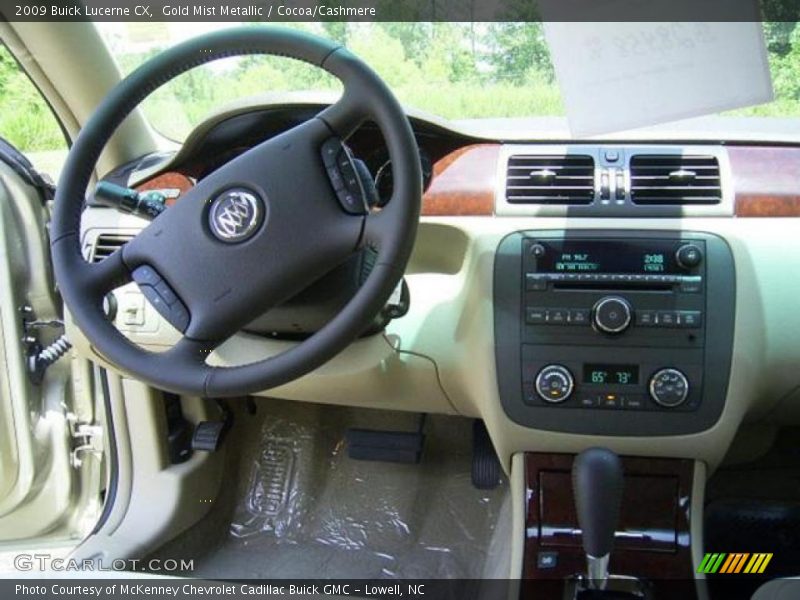 Gold Mist Metallic / Cocoa/Cashmere 2009 Buick Lucerne CX