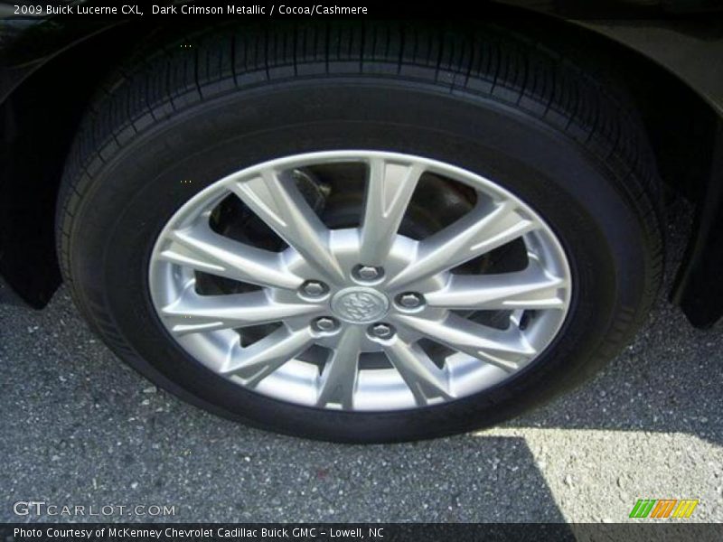 Dark Crimson Metallic / Cocoa/Cashmere 2009 Buick Lucerne CXL