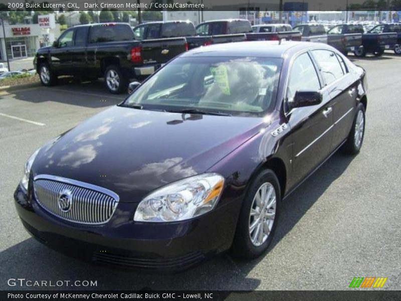 Dark Crimson Metallic / Cocoa/Cashmere 2009 Buick Lucerne CXL