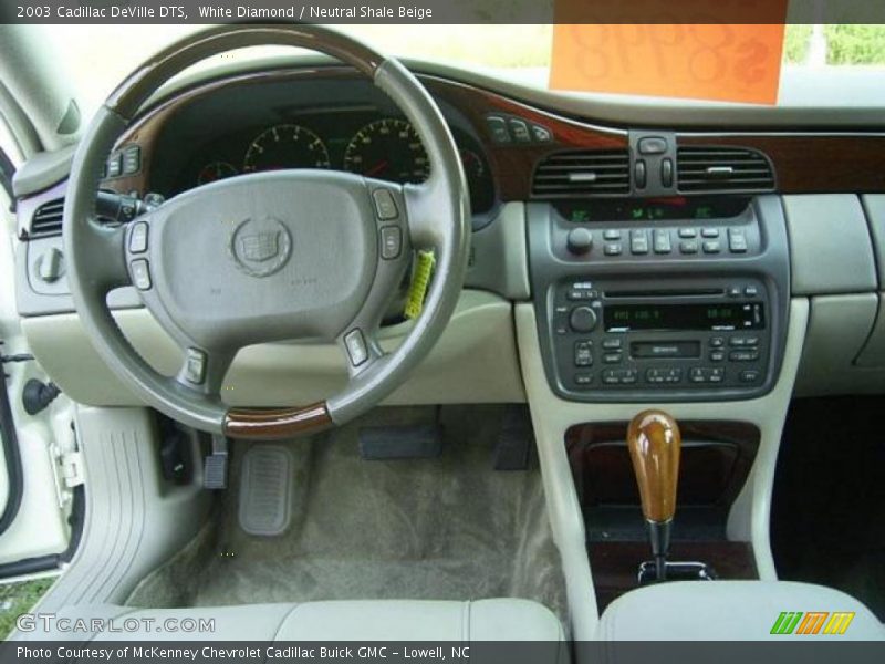 White Diamond / Neutral Shale Beige 2003 Cadillac DeVille DTS