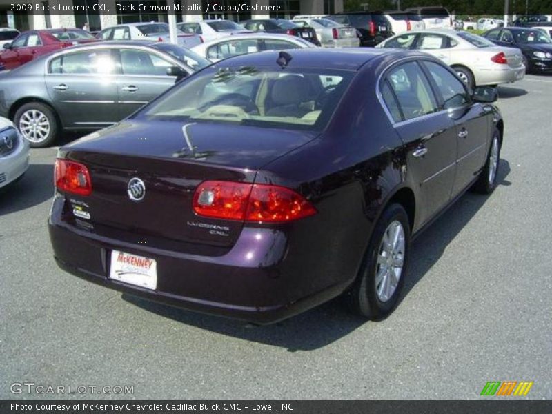 Dark Crimson Metallic / Cocoa/Cashmere 2009 Buick Lucerne CXL