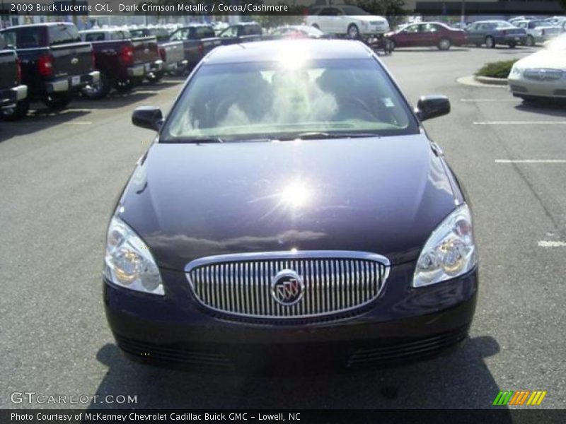 Dark Crimson Metallic / Cocoa/Cashmere 2009 Buick Lucerne CXL