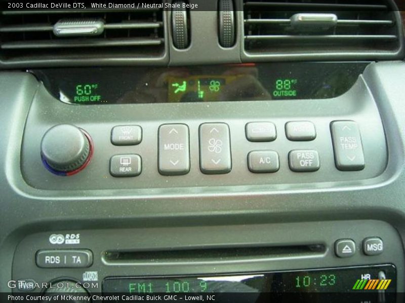 White Diamond / Neutral Shale Beige 2003 Cadillac DeVille DTS