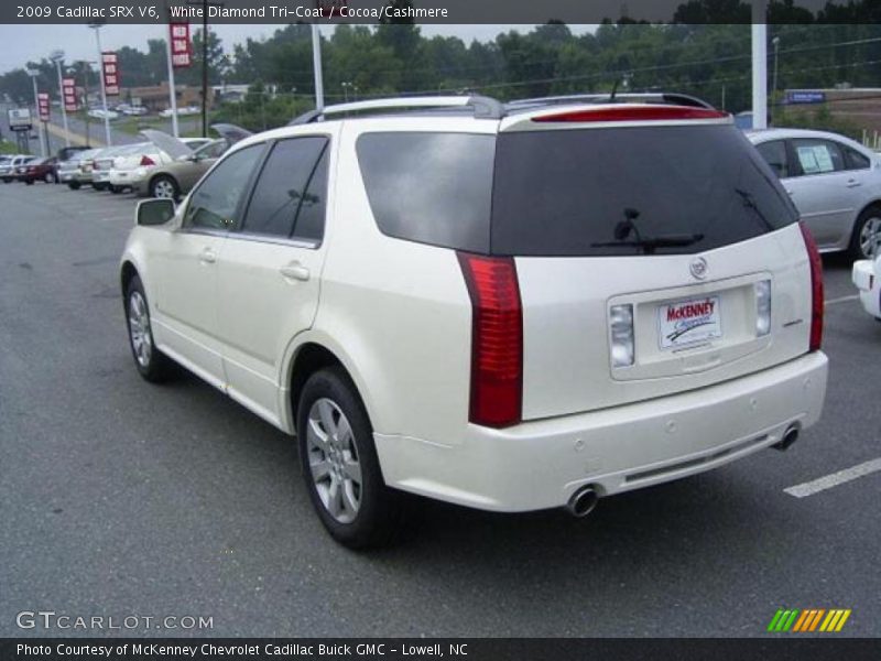White Diamond Tri-Coat / Cocoa/Cashmere 2009 Cadillac SRX V6