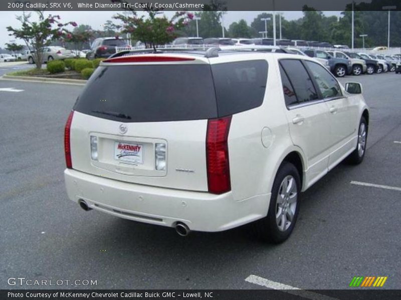 White Diamond Tri-Coat / Cocoa/Cashmere 2009 Cadillac SRX V6