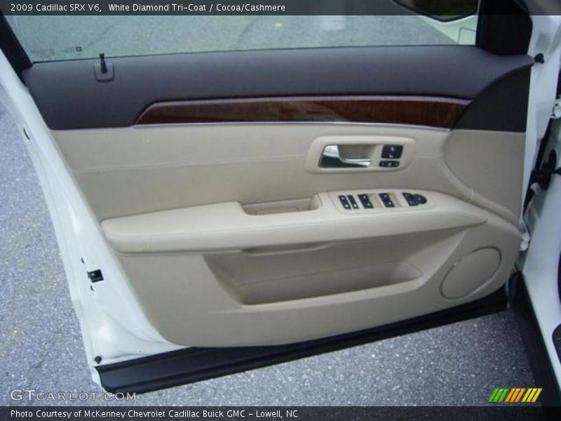 White Diamond Tri-Coat / Cocoa/Cashmere 2009 Cadillac SRX V6