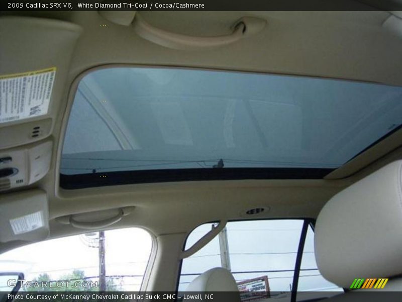White Diamond Tri-Coat / Cocoa/Cashmere 2009 Cadillac SRX V6