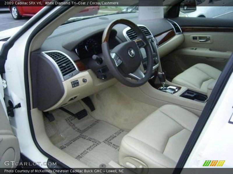 White Diamond Tri-Coat / Cocoa/Cashmere 2009 Cadillac SRX V6