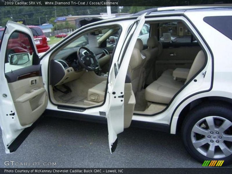 White Diamond Tri-Coat / Cocoa/Cashmere 2009 Cadillac SRX V6
