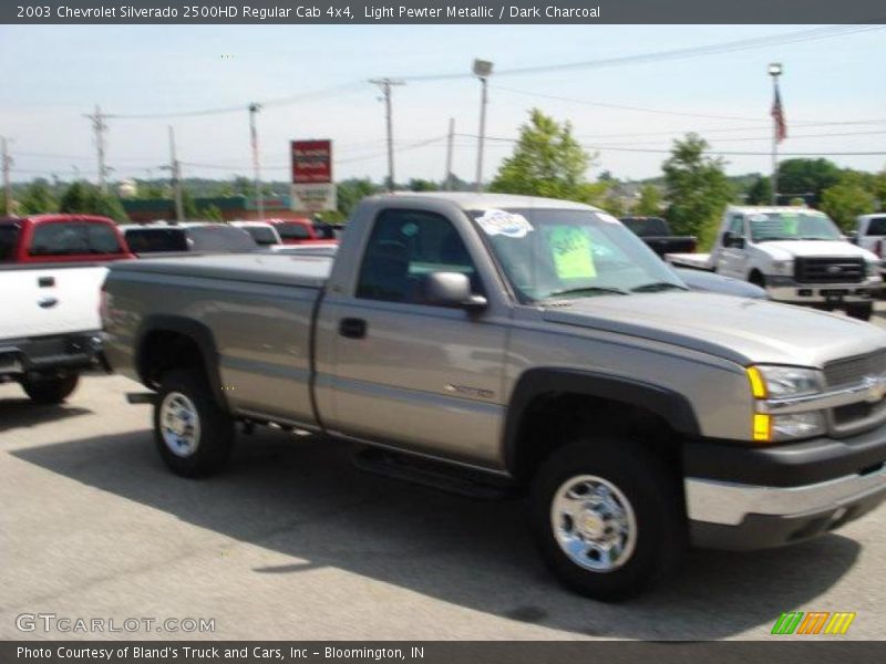 Light Pewter Metallic / Dark Charcoal 2003 Chevrolet Silverado 2500HD Regular Cab 4x4