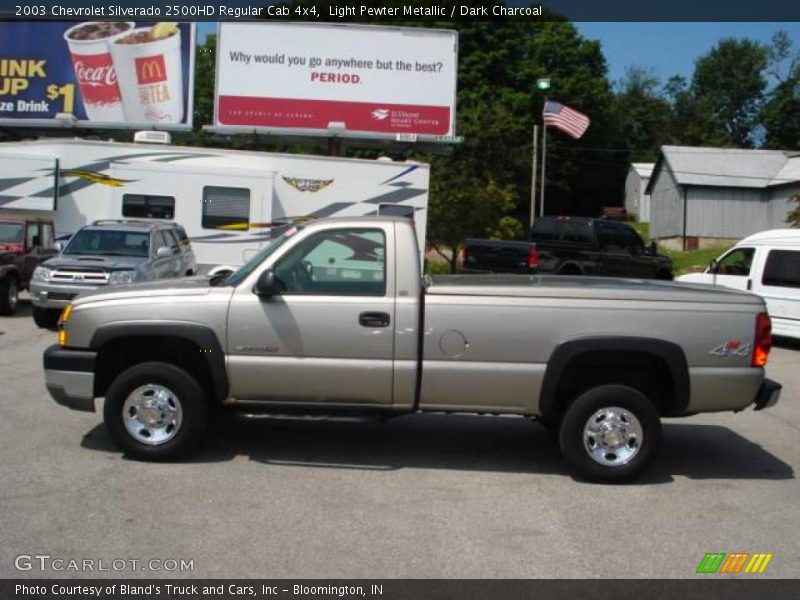 Light Pewter Metallic / Dark Charcoal 2003 Chevrolet Silverado 2500HD Regular Cab 4x4