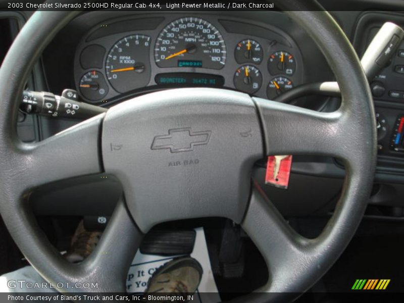 Light Pewter Metallic / Dark Charcoal 2003 Chevrolet Silverado 2500HD Regular Cab 4x4