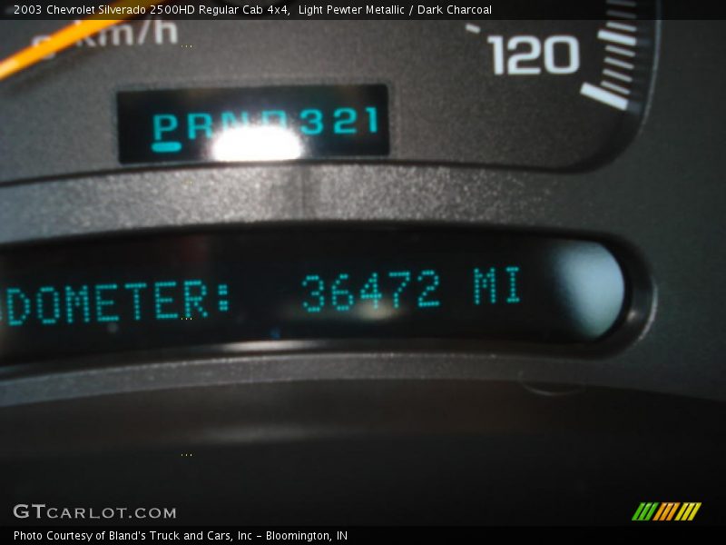 Light Pewter Metallic / Dark Charcoal 2003 Chevrolet Silverado 2500HD Regular Cab 4x4