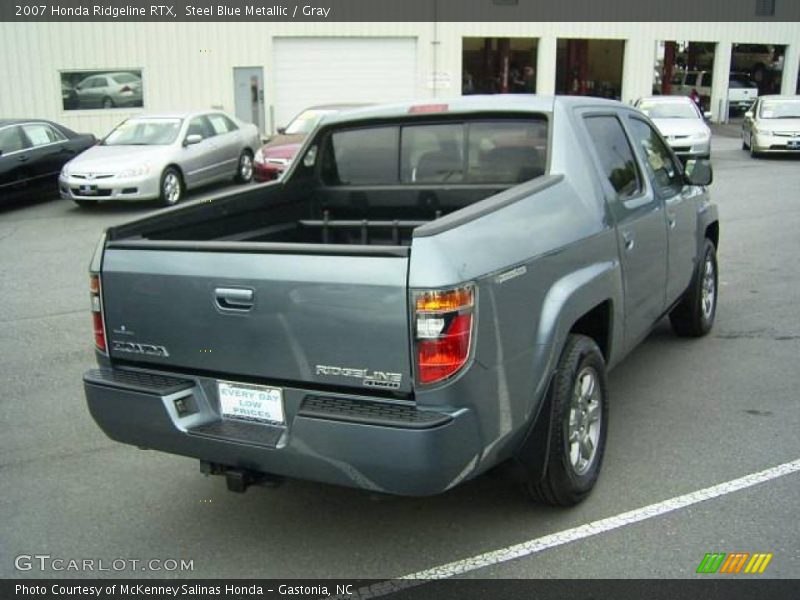 Steel Blue Metallic / Gray 2007 Honda Ridgeline RTX