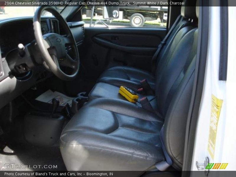 Summit White / Dark Charcoal 2004 Chevrolet Silverado 3500HD Regular Cab Chassis 4x4 Dump Truck