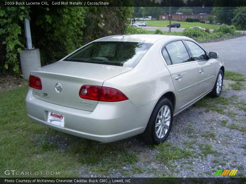 Gold Mist Metallic / Cocoa/Shale 2009 Buick Lucerne CXL