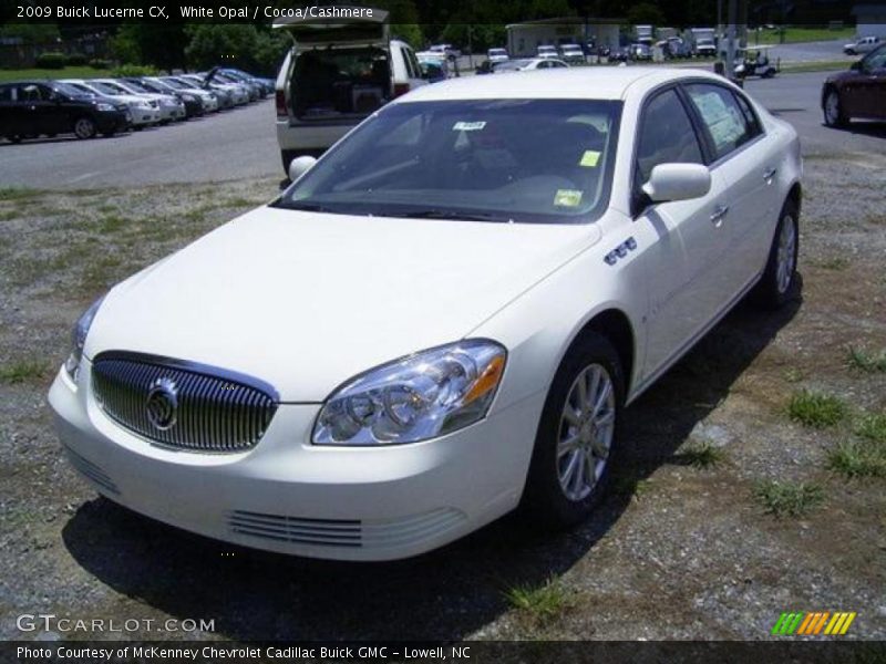 White Opal / Cocoa/Cashmere 2009 Buick Lucerne CX