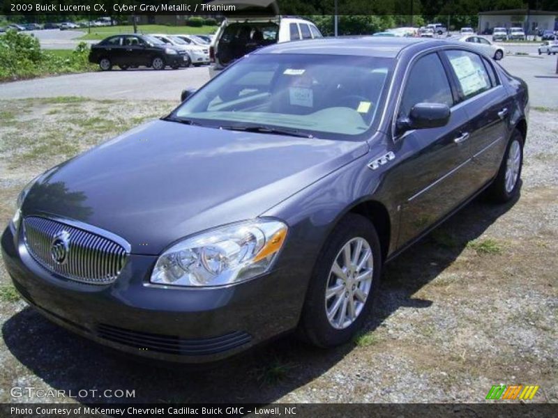 Cyber Gray Metallic / Titanium 2009 Buick Lucerne CX