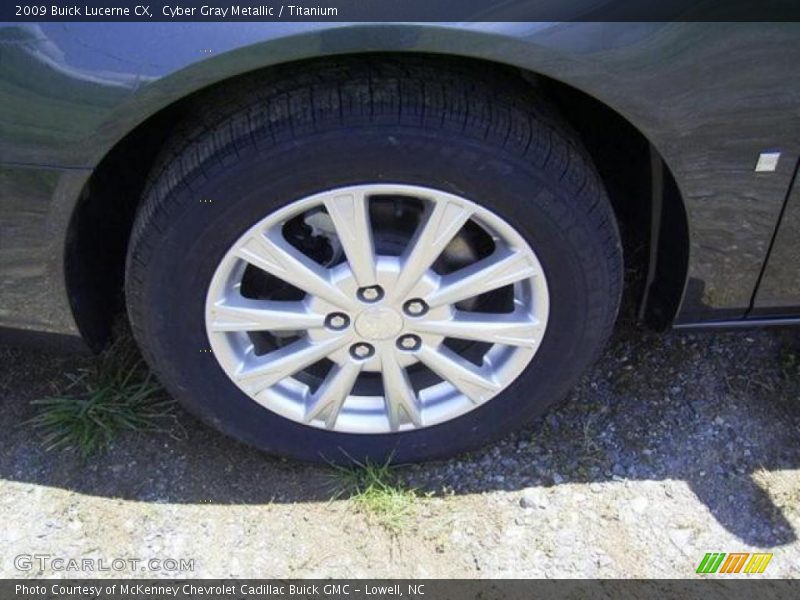 Cyber Gray Metallic / Titanium 2009 Buick Lucerne CX