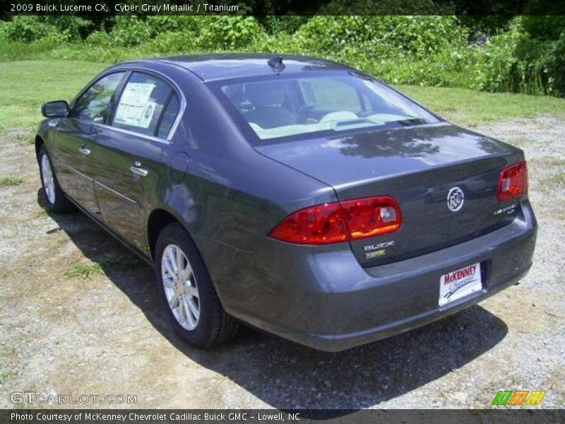 Cyber Gray Metallic / Titanium 2009 Buick Lucerne CX