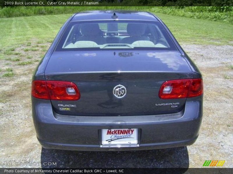 Cyber Gray Metallic / Titanium 2009 Buick Lucerne CX